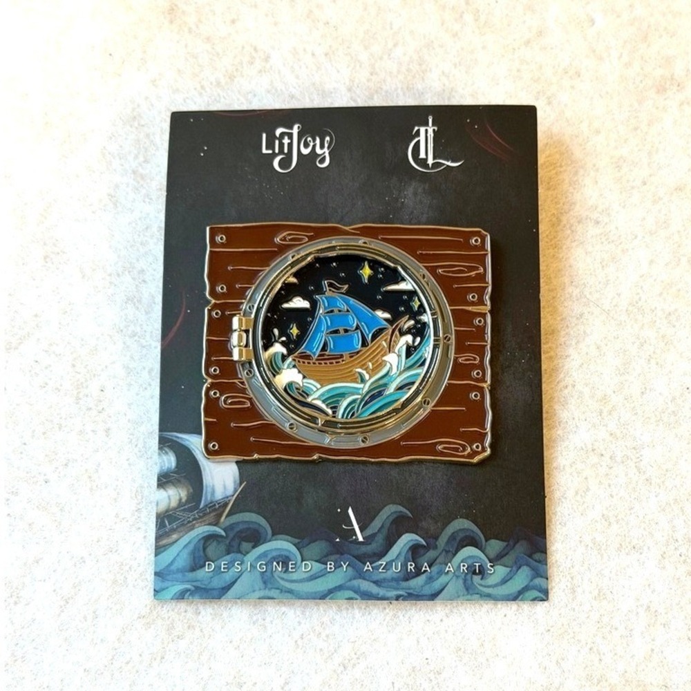 LitJoy Crate Daughter of the Pirate King Literary Enamel Pin
